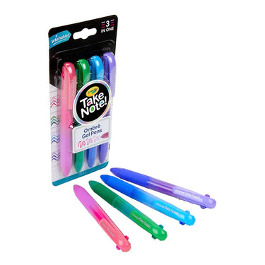 Crayola Ombre 3 in 1 Washable Gel Pens Pack of 4 586637